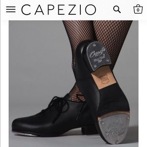 Capezio Tele Tone Tap Plated Lace-up Tap Shoes